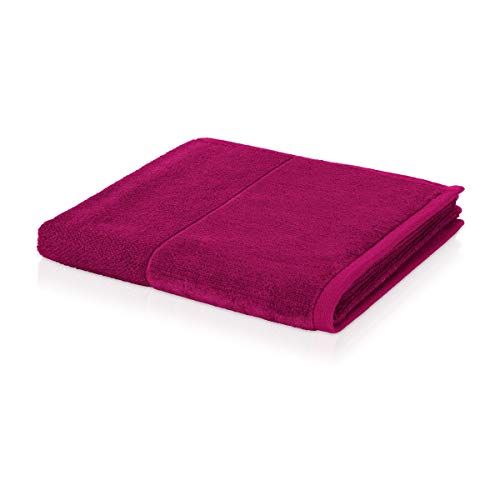 Möve Bamboo Luxe handdoek - 50 x 100 cm - berry