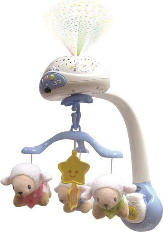 Vtech Baby Vtech Kinderbed Mobiel Lumi Mobile Vtech Lumi Sheep Blauw