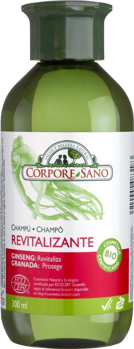 CORPORE Champu Revitalizante Ginseng Y Granada 300ml Bio