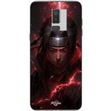 Samsung Galaxy j8 2018 hoesje itachi uchiwa anime 3D fanart Maniacase