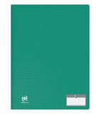 OXFORD Memphis documentenmap, A4, 80 pagina's / 40 hoezen, polypropyleen, groen, 10 stuks