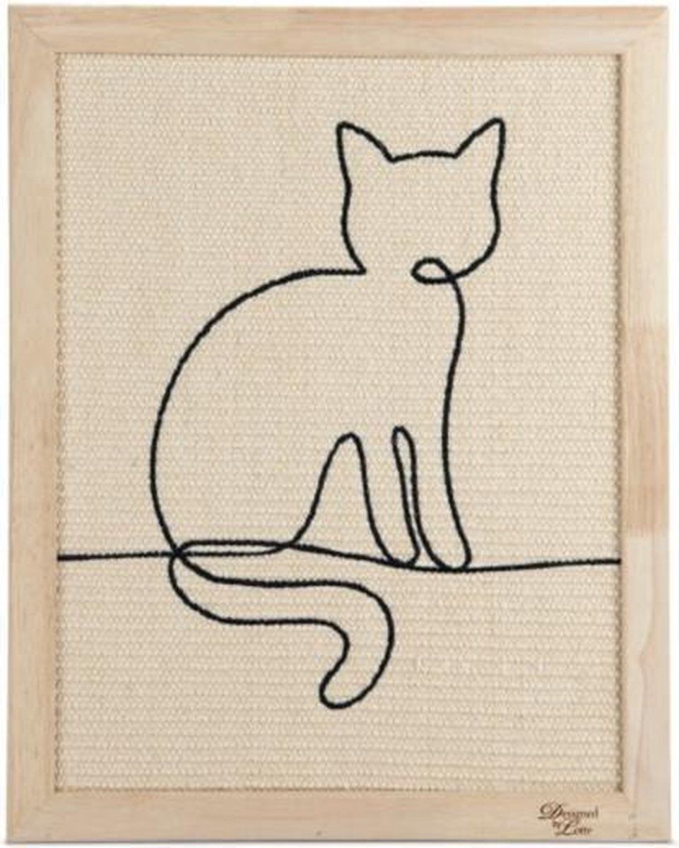 Designed by Lotte Krabplank Hout Sammy - 50 x 40 x 2 cm - Crème