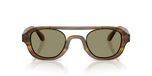Giorgio Armani AR 8247 Lunettes de soleil homme marron géométrique vert 48mm