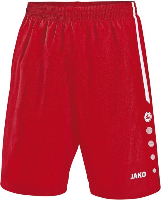 JAKO Turin Short - Voetbalbroek - Mannen - Maat M - Rood