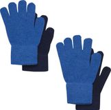 CeLaVi - Handschoenen voor kinderen - 2-pack - Magic - Helder Kobalt - maat Onesize (7-12yrs)