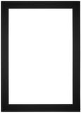 yd. Passe-Partout Fotomaat 10x20 cm - Lijstmaat 21x30 cm - Noir