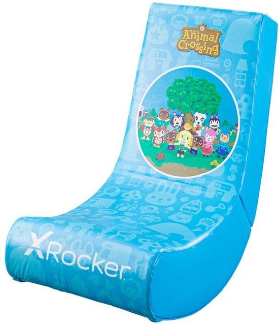 X Rocker Animal Crossing gaming Stoel - Village Collection - Blauw