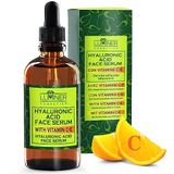 LUMINER Hyaluronzuurserum, anti-rimpelserum, vitamine C-E + slakkenbad + aloë vera, hydraterende en ontspannende oogpartij