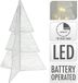 Overige Merken Kerstboom Vouwbaar Met Led Timer 50Cm Wit