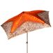 AKTIVE Strandparasol, zeester, 200 cm, fotorealistisch, stalen mast, kantelbaar en in hoogte verstelbaar, polyesterweefsel, UV40-bescherming, grote parasols, draagtas met handvat, Groen