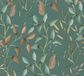 A.S. Création DELICATE BLADPATROON BEHANG | Elegant - meerkleurig groen