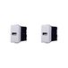 Elektronova Oplaadbus USB Type-A compatibel Bticino Matix 5VDC 2.1A Kleur Wit - Pak van 2 Stuks