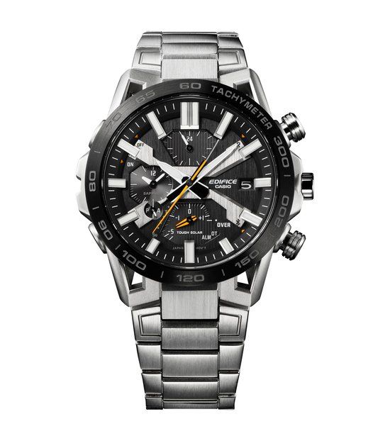 Casio Edifice EQB-2000DB-1AER Herenhorloge - Zilverkleurig - Bluetooth - Saffierglas