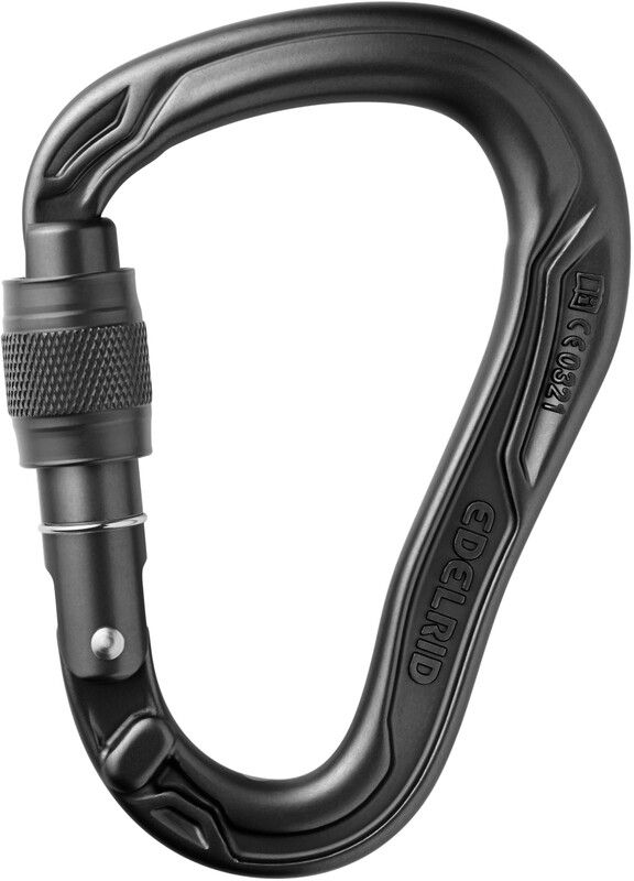 Edelrid HMS Bullet Screw Karabijnhaak - Zwart - 2023