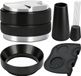 Unyqoos® Complete set voor espresso-enthousiastelingen met distributeur en tamper, 51 mm, roestvrij staal, zwart