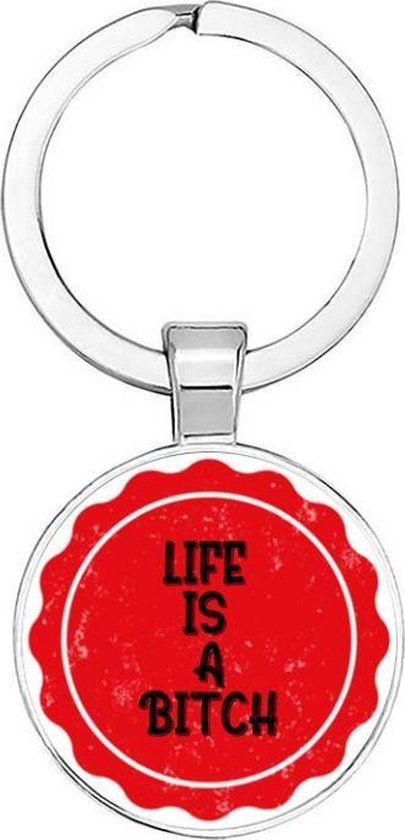Akyol - Life is a Bitch Sleutelhanger - Zilver - Unisex