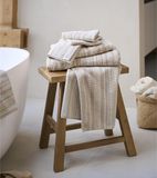 Pip Studio Geometric Print Washcloth Sand 16x22 cm