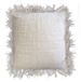 Joy of Balance Linnen Kussenhoes Met Franjes - Beige - 60x60cm