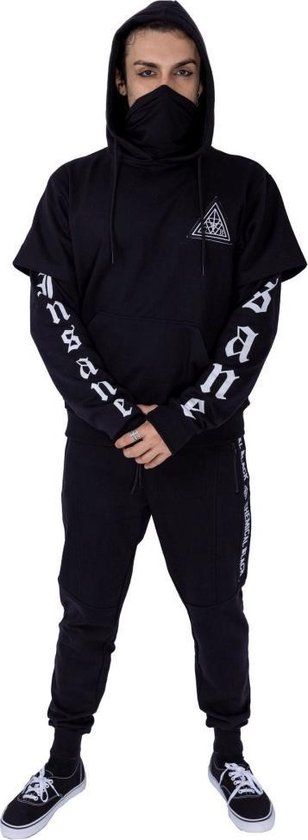 Chemical Black Insane Hood Heren Trui met capuchon - zwart - S