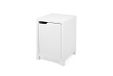 TemaHome Basics nachtkastje, 1 deur, spaanplaat/MDF, matwit, 34 x 34 x 50 cm