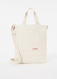 Levi's Shopper van katoen met logoborduring - Ivoor