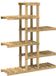 vidaXL Plantenstandaard Wit 93 x 25 x 114,5 cm Massief Acacia Hout