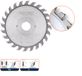 Rotec HM voorritszaagblad v. 554.5, ø125x3,1 - 4,3x20mm Z=24 K - 5546030