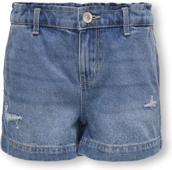 ONLY Kids Only Broek Kogcomet Wide Des Shorts Dnm Pim006 15312960 Light Blue Denim Dames Maat - W122