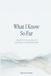What I Know So Far: A Memoir of Love, Autism, and Learning Not to Predict the Ocean*