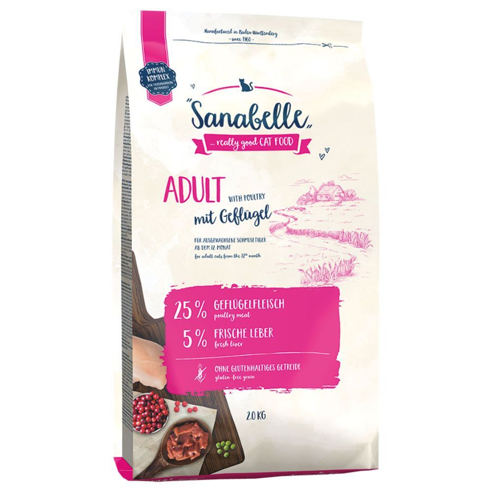 Sanabelle Adult Gevogelte Kattenvoer - 10 kg