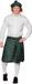 Boland Bv Schotse verkleed kilt en hoed - groen - heren - One size