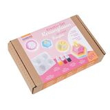 GLOREX 6 8650 107 - Creatieve kaarsengietset, incl. accessoires voor het maken van minikaarsen in verschillende kleuren, voor kinderen vanaf 8 jaar