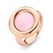 Orphelia damesring 925 zilver deels verguld zirkonia bruin rond geslepen mt. 50 (15,9)-ZR-7197/BR/50