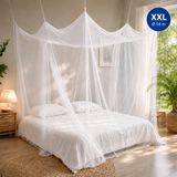 Flystopper Klamboe XXL - 2 Persoons 240x220cm - K2400 - Muskietennet met reistas