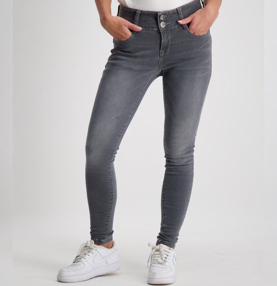 Cars Jeans Amazing Super Skinny Jeans - Women - Mid Grey - W26