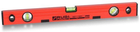 RUBI Waterpas r76931 80 cm Aluminium Rood