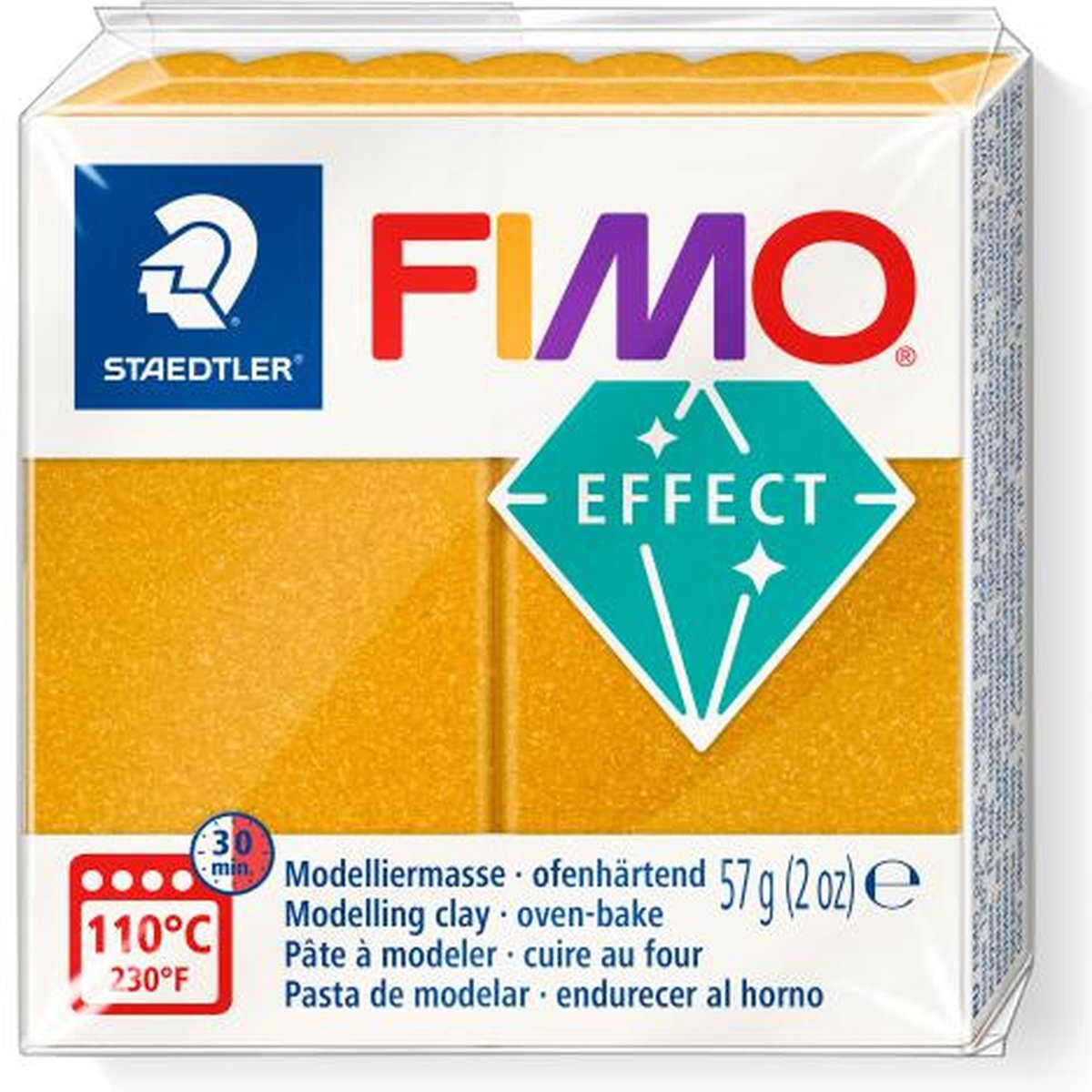 Staedtler Fimo klei effect 57g metallic goud | 11