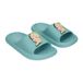 Disney Frozen teenslippers voor meisjes, kindersandalen, 100% EVA, licht en comfortabel, lichtblauw met Elsa-reliëf, antislipzool, strand en zwembad