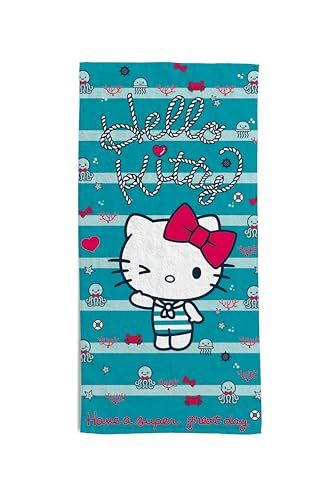 hermet, Hello Kitty Strandhanddoek, 70 x 140 cm