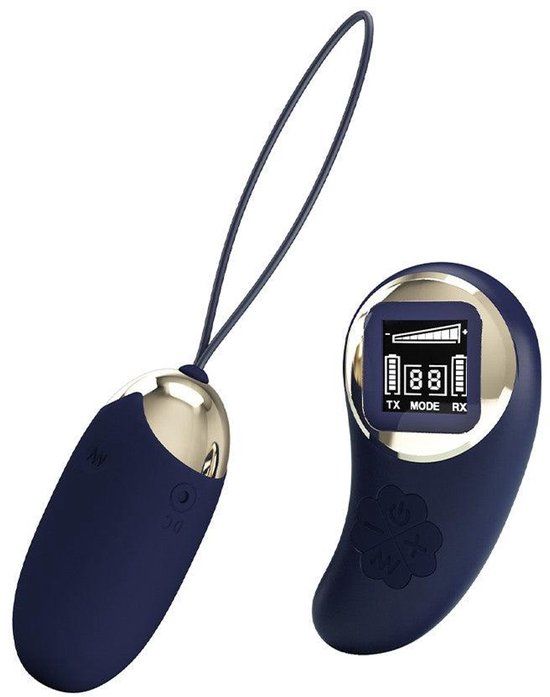 PRETTY LOVE Mina Vibrating Egg Remote Control Blue
