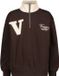 Vingino Nino Jongens Sweater Lange Mouw Katoen Dark Brown Maat 164