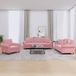 Maison Exclusive - Ensemble de canapé 3 pièces avec coussins en velours rose