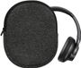 kwmobile hoes geschikt voor Headset / Overear headphone - 24 x 19 cm - Beschermhoes voor headset in antraciet / wit - Van neopreen
