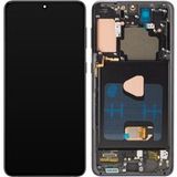 MP Samsung Écran avec écran tactile MP compatible avec Samsung Galaxy S21+ 5G G996, avec cadre, version OLED, noir
