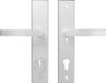 AXA Veiligheidsbeslag (Edge Plus) Aluminium glad: Kruk-Kruk (model Blok) PC92 met kerntrekbeveiliging SKG***
