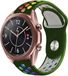 Strap-it bracelet de montre de sport - convient pour Samsung Galaxy Watch 3 41mm / Galaxy Watch 1 42mm / Galaxy Watch Active & Active2 40mm & 44mm / Gear Sport - vert militaire/coloré
