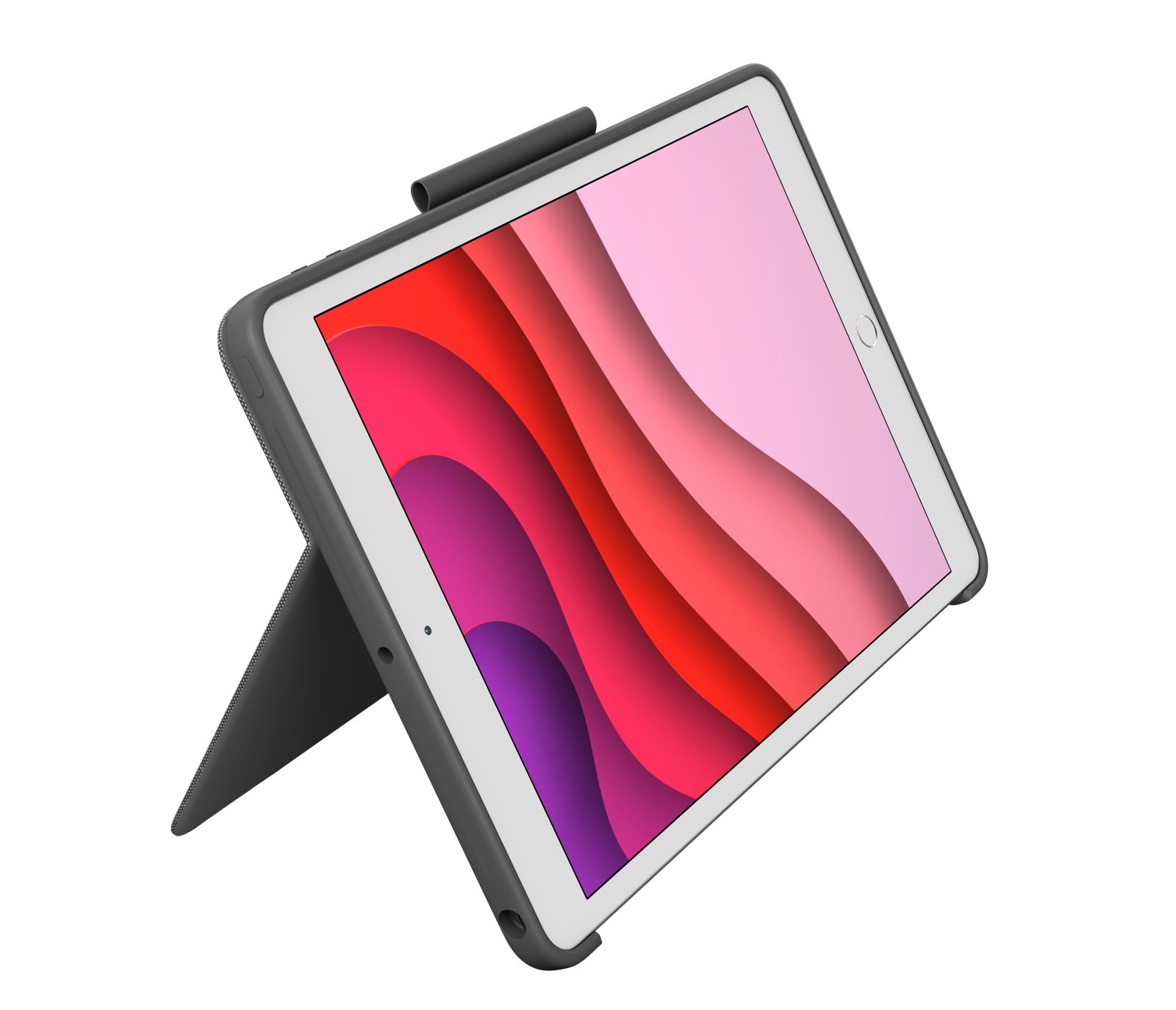 Logitech Combo Touch - iPad (7th gen) - QWERTZ Duits - Grafiet