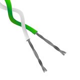 RS PRO 1/0,3 mm PFA-geïsoleerd thermokoppelkabel voor thermoelement type K, L. 100 m, max. +260 °C