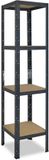 Shelfplaza HOME metalen stellingkast - 180x60x60 cm - antraciet - 4 planken