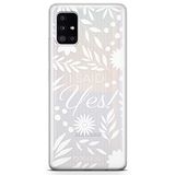 ERT GROUP mobiel telefoonhoesje voor Samsung A51 origineel en officieel erkend Babaco patroon I said Yes! 002 optimaal aangepast aan de vorm van de mobiele telefoon, gedeeltelijk bedrukt